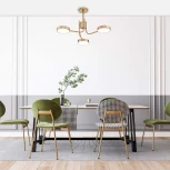 Потолочная люстра на штанге Skylar 10258/3 LED*26W Champagne gold Escada (220V)