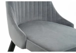 Стул Woodville на металлокаркасе Kora gray / black 15097