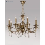 Подвесная люстра Bejorama Michelle 1599/8 (220V, на цепи, подсвечник, свеча)