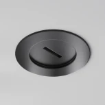 Потолочная чаша встраиваемая с коннектором питания черная Maytoni Accessories for system Parity TRA130RSC-2B (48V)