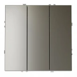 Выключатель трехклавишный (шелк) Voltum S70 VLS030104