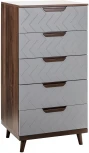 Комод R-Home с 5 ящиками Сканди Грей