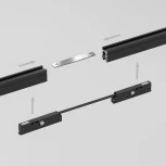 Гибкий коннектор Elektrostandard Mini Magnetic 85173/00 (черный) (24V)