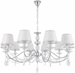 Подвесная люстра Arte Milano AM342109 342109/10 CR+LWT (220V, подвески, на цепи)