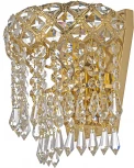 Настенный светильник Arti Lampadari Asti E 2.10.100 G (220V, хрусталь, подвески)