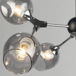 Потолочная люстра на штанге Reluce 04210-0.3-06 BK+CR (220V)