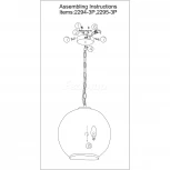 Подвесной светильник Favourite Bulla 2295-3P