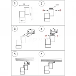 Трековое крепление Lightstar Asta 594026