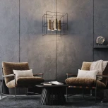 Потолочная люстра на штанге Adamson 70142/8 латунь Eurosvet (220V, куб)