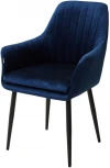 Стул Роден Blitz 20 Синий, велюр/ черный каркас