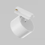 Трековый светильник однофазный, 12W 220V Maytoni Glare TR225-1-GX53-W (круглые)