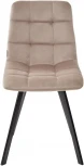 Стул CHILLI SQUARE BLUVEL-40 бежевый, велюр / черный каркас М-City