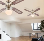 Потолочная люстра с вентилятором Globo Champion 0309 (220V, вертолет)