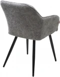 Стул M-City REFLET 3018-17 серый, шенилл / черный каркас