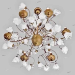 Подвесная люстра Eletto Rosetta EL324P06.1 (220V, на цепи, подсвечник, свеча, цветы)