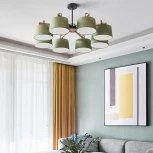 Потолочная люстра на штанге Even 8 Green ImperiumLoft Even01 (178370-26) (220V)