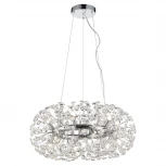 Подвесная люстра Lussole Loft Alaska LSP-8339 (220V, на тросе, шар, круглые, кольцо, IP21)