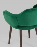Стул с подлокотниками Stool Group Саймон велюр темно-зеленый УТ000025160