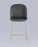 Стул полубарный Stool Group Beetle со спинкой серый УТ000006594
