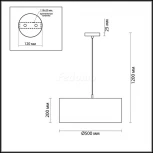 Подвесной светильник Lumion Nikki 3745/3 (220V, на проводе, круглые)