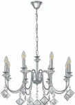 Подвесная люстра Arte Milano AM342101 342101/8 CR (220V, подвески, на цепи, подсвечник, свеча)