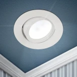 Встраиваемый точечный светильник ЭРА KL86 WH (12V, круглые)