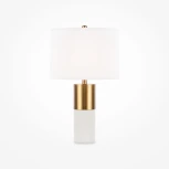 Интерьерная настольная лампа Maytoni Bianco Z030TL-01BS (220V, выключатель, круглые)