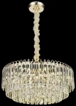Подвесная люстра Wertmark Krista WE130.13.303 (220V, хрусталь, на цепи, круглые)