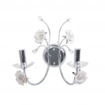 Бра Abrasax 2031/2(chrome) (220V, свеча, цветы, розы)