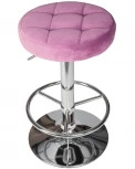 Табурет барный BRUNO (пудрово-сиреневый велюр (MJ9-52))