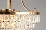 Подвесная люстра каскадная Aployt Gerta APL.725.13.13 (220V, хрусталь, на цепи)