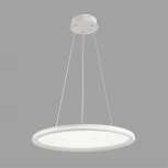 Умная люстра подвесная Alis Smart 8380/45L белый, металл/акрил с ПДУ и голосовым управлением LED 45W 3000-6500К 220V