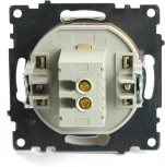 Розетка с USBх2 (золото) Stekker Катрин 49229