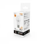 Лампочка светодиодная E27 15 Вт 1320 lm 3000K теплое желтое свечение Gauss Elementary 23215