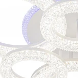 Потолочная люстра Escada Alunit 10281/6LED 182Вт, металл/акрил, белый (регулировка яркости, 220V, пульт управления)