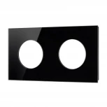 Рамка стеклянная FRM-GLARE-GC-2-BK (Arlight) 043836