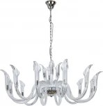 Подвесная люстра Newport 3650 3654+12/C nickel (220V, на цепи)