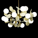 Потолочная люстра на штанге Loft It Matisse 10008/12 Grey (220V, цветы, шарики)