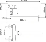 Смеситель Wasserkraft Vils 5602L универсальный