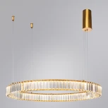 Подвесная люстра Divinare Renata 1135/17 SP-47 (LED, 220V, хрусталь, на тросе, кольцо)