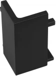 Внутренний угол PLINTUS-H40 BLACK (Arlight, Металл) 052404