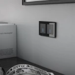 Умный сенсорный выключатель двухклавишный (черный) Werkel W4520608 (a048327)