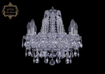 Подвесная люстра Art Classic 11.25 11.25.10.141.Cr.Sp (220V, хрусталь, на цепи, подсвечник, свеча)