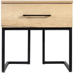 Тумба прикроватная R-Home Loft Дуб натур/Бетон