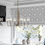 Потолочная люстра на штанге Kimrose QN-KIMROSE6-PN Kichler (220V)