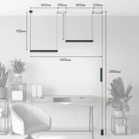 Комплект ременной трековой системы Belty Denkirs Belty Set DK55SET18-01-BR (LED, 48V)