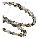 Подвесной светильник ST Luce Diamanta SL6009.103.02 Золотистый/Прозрачно-Дымчатый LED 1*45W 3000K (220V, на тросе)