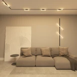 Трековый светильник однофазный 220V Denkirs Strom DK6638-BK (LED)