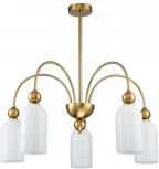 Потолочная люстра на штанге Escada ODE 686/5PL Copper (220V)