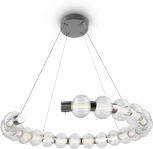 Подвесной светильник Amulet MOD555PL-L26CH4K (LED, 220V, на тросе, шарики, кольцо, бусы)